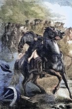 The death of James Fitzjames. 1st Duke of Berwick. illegitimate son of King James II. during the