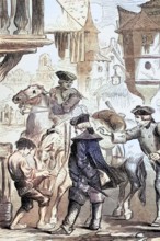 During the War of the Austrian Succession. the Duke of Belle-Isle was taken prisoner by the English