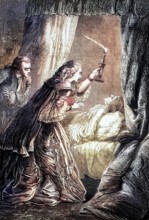 The death of Frederick. Prince of Wales. at the age of 44 in 1751 at Leicester House. England.