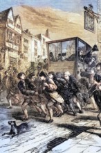 In 1768. John Wilkes ran for Parliament in London and came last among seven candidates. possibly