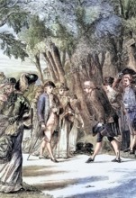 In 1788. George III and Queen Charlotte came to the Pittville Pump Room in Cheltenham.