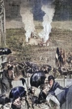 rainy day for the celebrations of the first Federation Day. now known as Bastille Day. which took