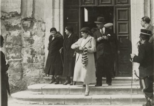 Leaving Mass. 
	
		1924