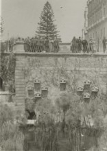 At the Aretusa Fountain in Ortigia.  Syracuse. 
	
		1924