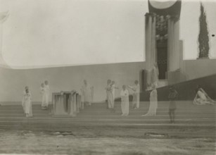 Antigone in the Greek Theatre of Syracuse. 
	
		1924