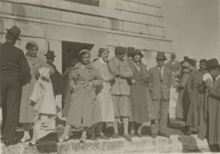 At the Pianto Romano Ossuary. 
	
		1924