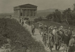 Temple of Concord in Agrigento. 
	
		1924