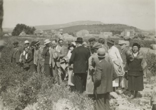 At the Valley of the Temples in Agrigento. 
	
		1924