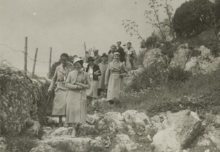 Along the coast of Castelmola. 
	
		1924