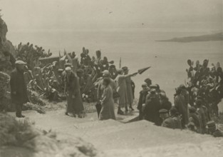Walk along the coast in Castelmola. 
	
		1924