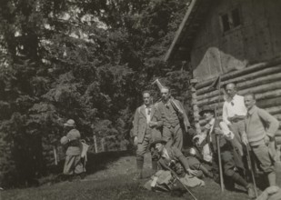 At the Nigra Retreat in the Black Forest. 
	
		1927