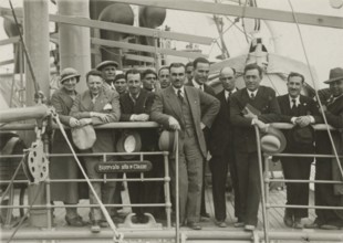 First class passengers. 1924