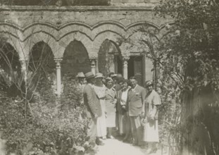 Cloister of the Cathedral of Monreale. 1924