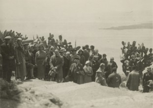 Touring Club Members  during a walk in Castelmola. 1924