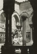 Cloister of the Cathedral of Monreale. 1924