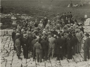 At the archaeological area of Syracuse. 1924