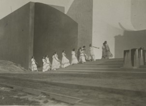 Performance of Antigone at the Greek Theatre of Syracuse. 1924