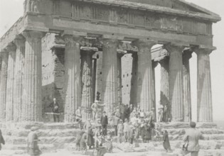 The Temple of Concord in Agrigento. 1924