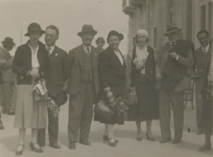 Touring Club Members  in Sicily. 1924