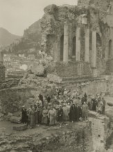 At the Taormina theatre. 1924