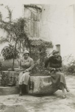 Two women during an excursion in Sicily. 1924