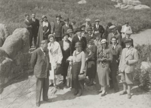 Visit to the Valley of the Temples in Agrigento. 1924