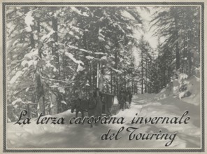 The third winter caravan of the Touring Club. 1912