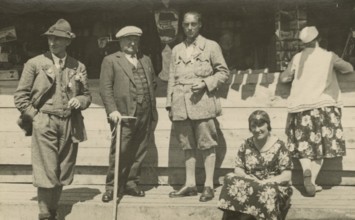 IX Touring Club Italiano Campsite in the Brenta Group: some participants. 1930
