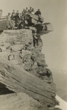 On the summit of Gran Paradiso. 1933