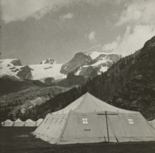 XVI Touring Club Italiano Campsite on Monte Rosa: the camp. 1937