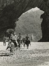 Touring Village in Marina di Camerota: Donkey Ride. after 1968