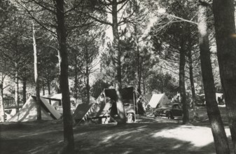 International Camping Park of Marina di Ravenna. 1952-1956