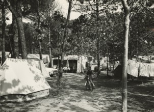 Marina di Ravenna International Camping Park: The area reserved for tents. 1952-1956