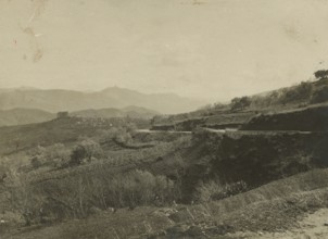 Winding road near Castelbuono. ca. 1910