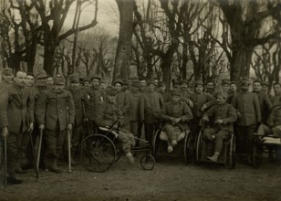 Mutilated assisted by the Red Cross