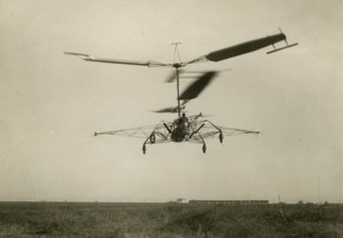 D'Ascanio AT3 helicopter in flight