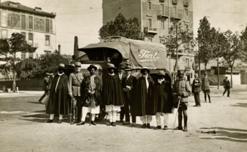 Abyssinian delegation visits Fiat in Turin