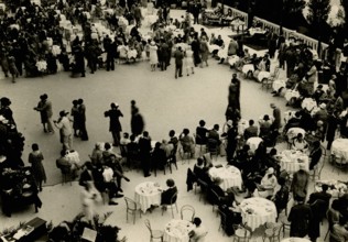 Tea time on the terrace of the Excelsior Palace Hotel