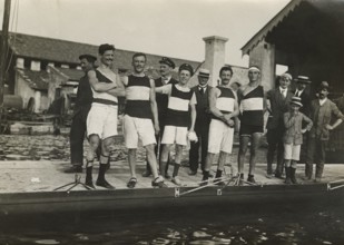 The Intra crew at the Prince of Naples rowing cup