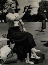 George Arthur at the National Archery Championships in Oxford