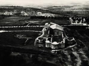 View of the Abbey of the Holy Trinity of Venosa.