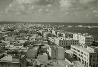 The port and the old city of Tripoli.
