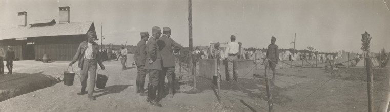 Austrian prisoner-of-war concentration camp in Manzano.