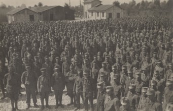 Austrian prisoners during the First World War.