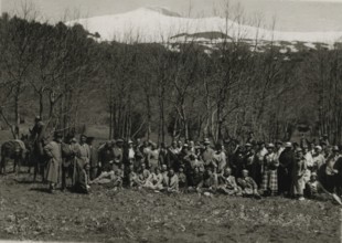 The group on the slopes of Etna.