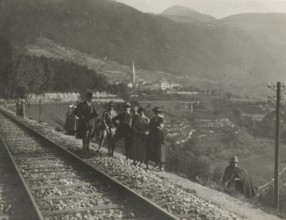 Touring Club Italiano Members on the road to Cortina.