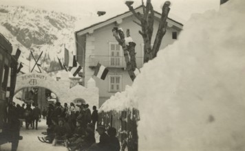 Ski event in Courmayeur.