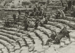 At the Segesta Amphitheatre. 
	
		1924