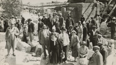 Excursionists at Leptis Magna. 
	
		1931