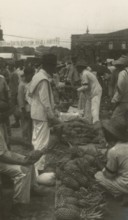 Pineapple vendors in Venezuela. ca. 1930